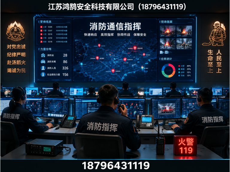 湖州应急指挥系统展示图